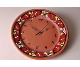 Reloj esmaltado de cerámica